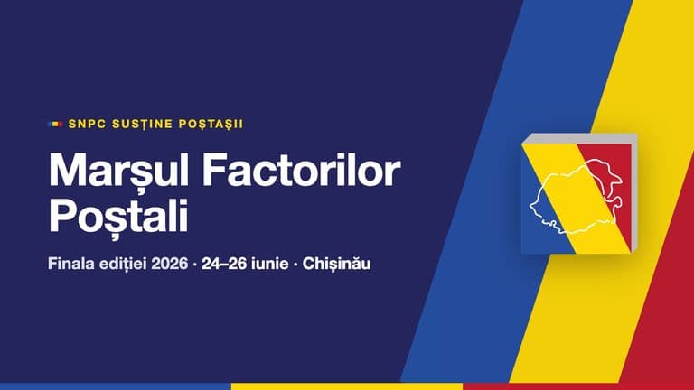 Grafică SNPC: Marșul Factorilor Poștali — finala 2026, Chișinău
